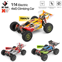WLtoys 144001 144010 4WD RC Car 60KM/H 75KM/H High Speed Racing Car 2.4G Off-Road Drift Remote Control Vehicle Toys for Adults