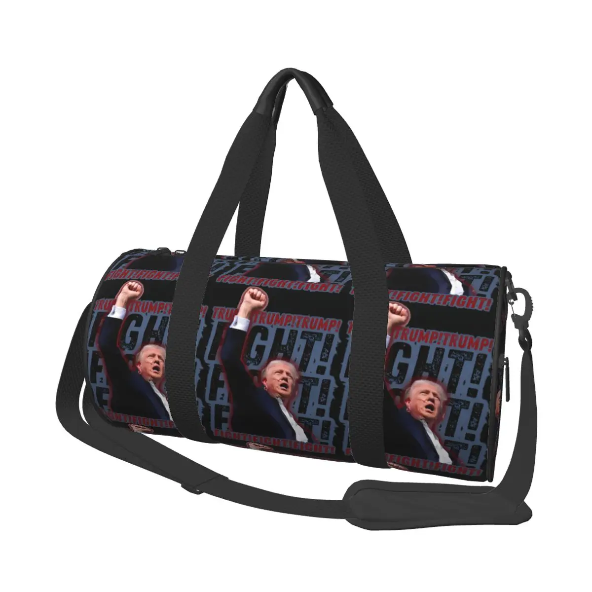 Shooting Makes Me Stronger Donald Trump 2024 Travel Bag Assassination Attempt Gym Bag Couple Large Sports Fitness Bags Handbags