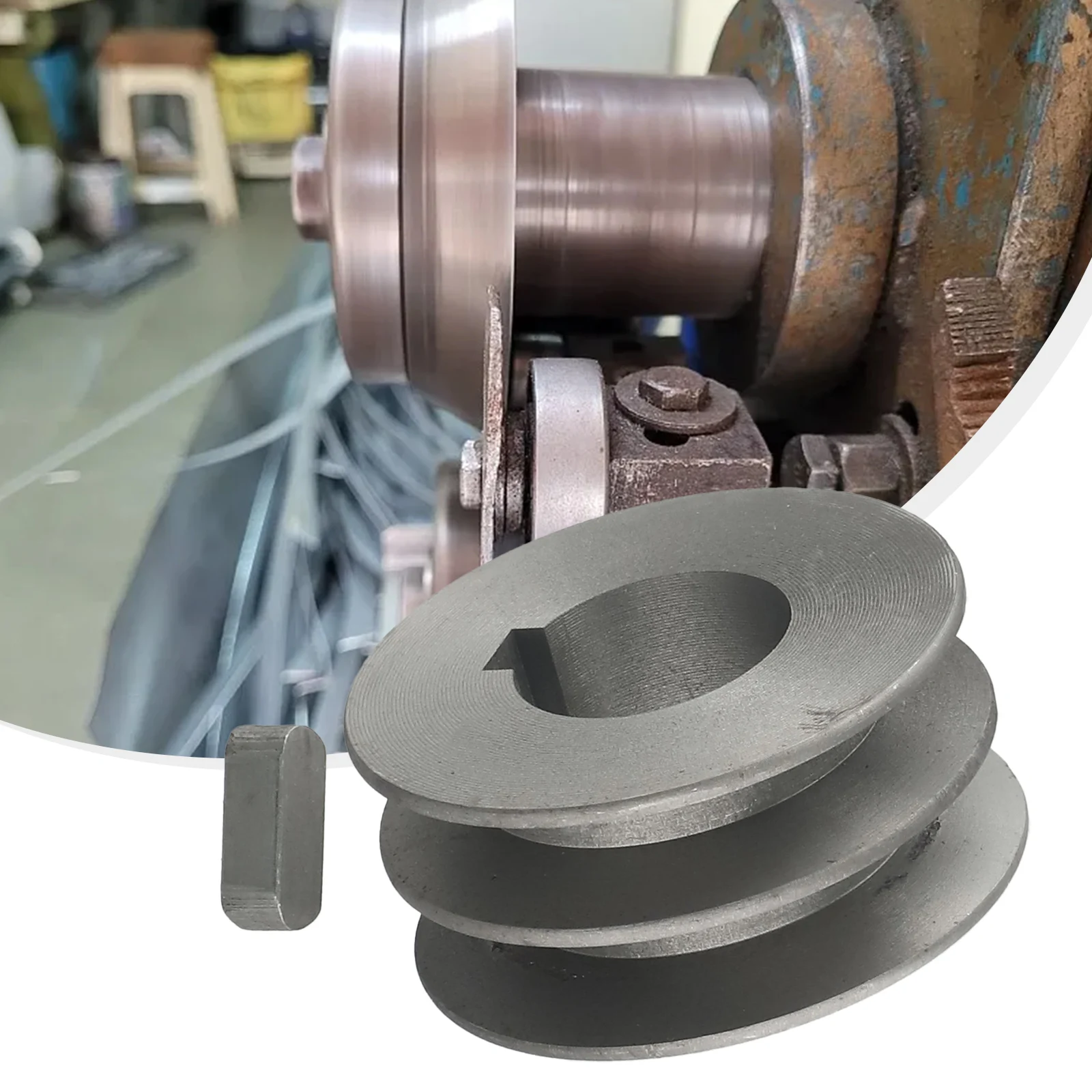 1 pz Puleggia Motore Redefinita V-Cintura Puleggia In Ghisa Doppia Slot Per Un Tipo V-cintura Cinghia Dentata Per Motori Utensili Elettrici Accessori