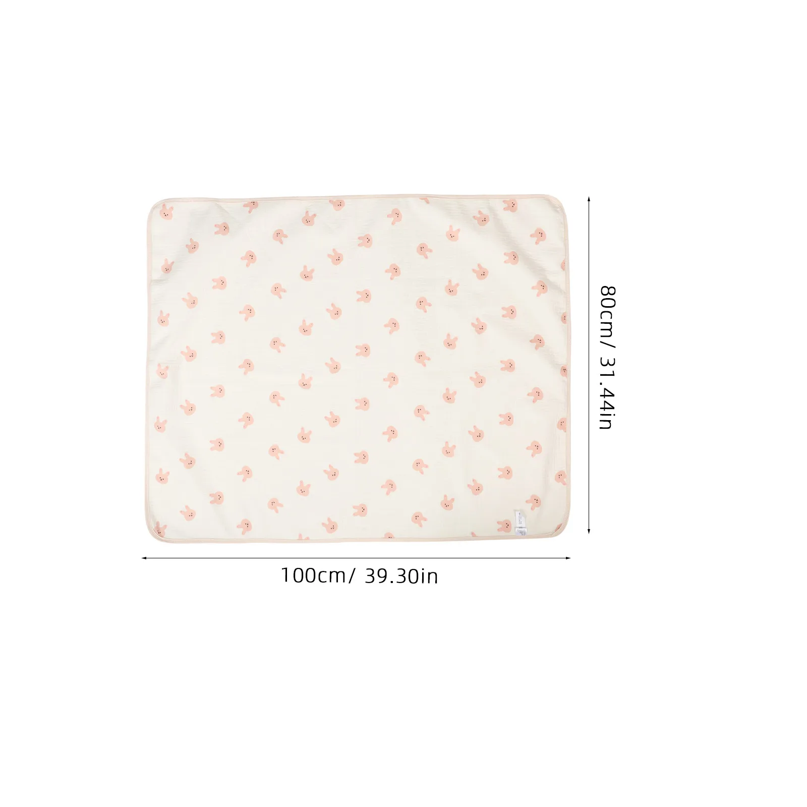 

Waterproof Baby Pad Crinkle Fabric Breathable Materials Travel Changing Mat Toddler Bed Pads Crib Mattress Cover Portable