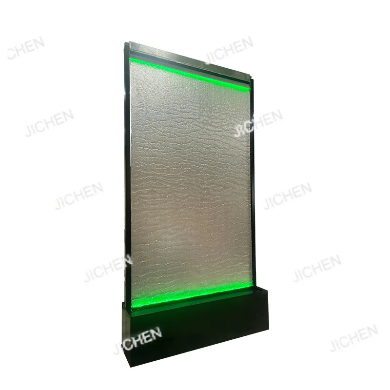 

Metal water curtain hotel interior decoration stainless steel mesh water curtain numerical control fountain flowing water metal