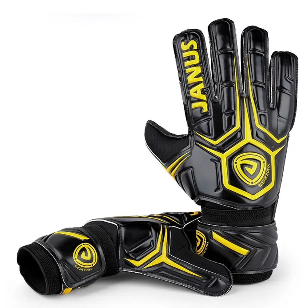 Strong Grip Finger Support Goalie Gloves Durable Non-Slip Goalkeeper Gloves Handguard Thickened Football Gloves Adult