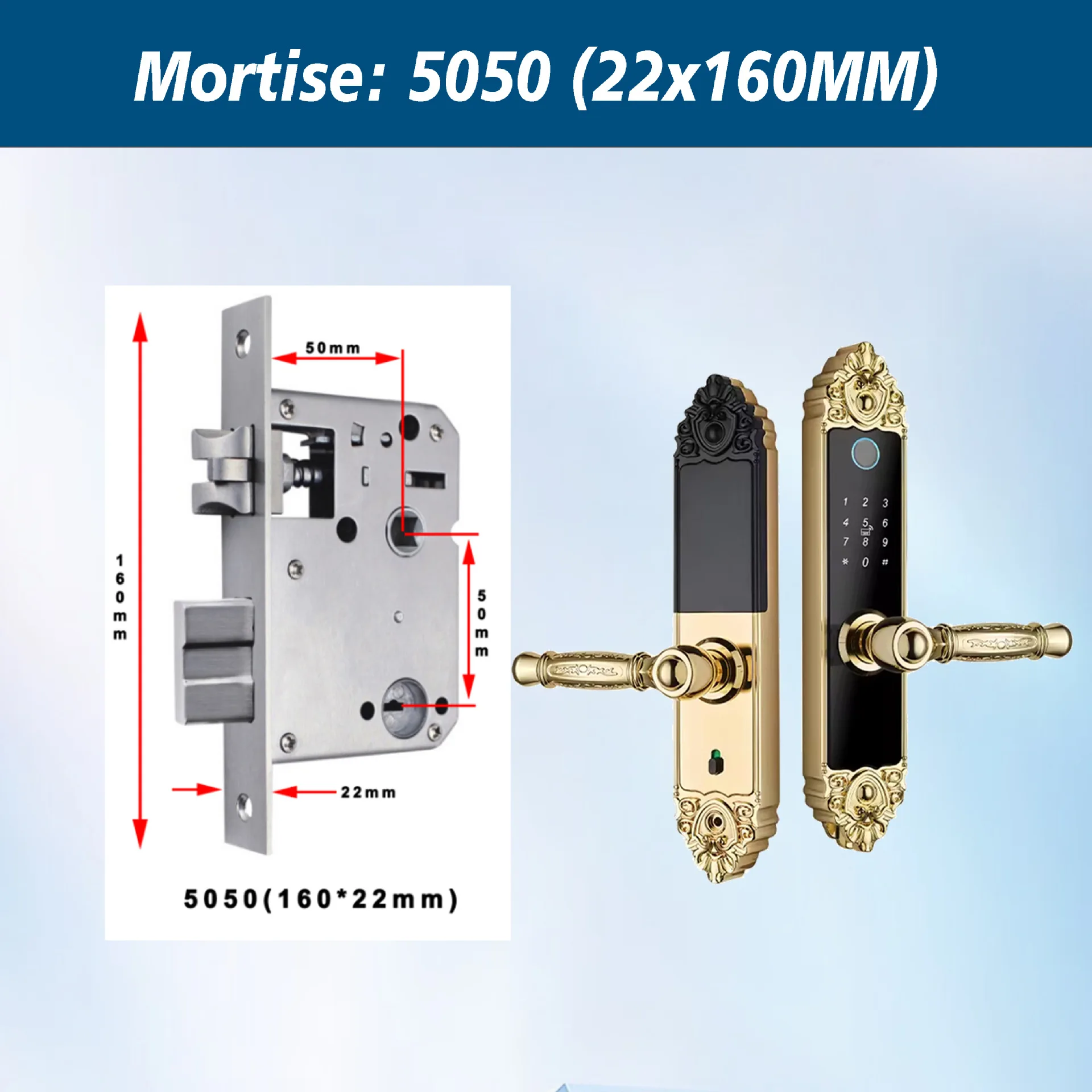 Graffiti Smart Fingerprint Lock WiFi Connected Indoor Bedroom Door Anti-theft Electronic Password Lock for Homestay