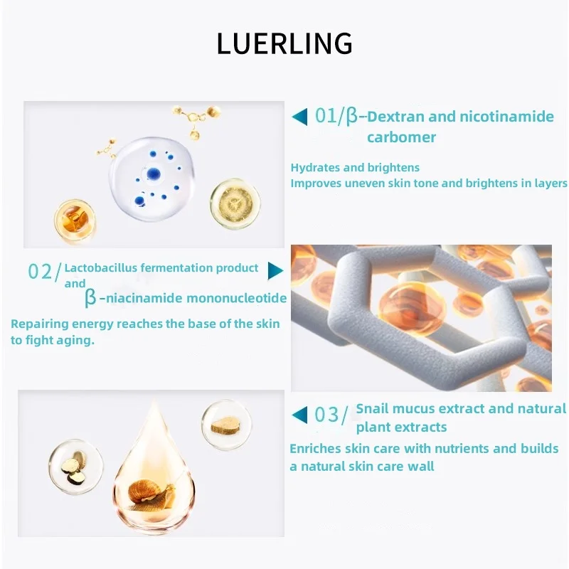 Luerling Niacin amid Mono nukleotid Feuchtigkeit maske, hydratisiert und hellt Hautun reinheiten auf, bekämpft den Hautalterung status quo