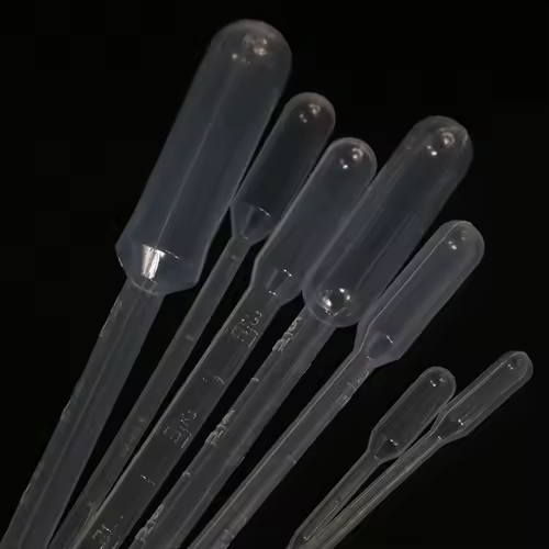 10 Pieces 0.2 / 0.5 / 1/2/3/5 / 10ML Laboratory Pipette Plastic Disposable Graduated Container Liquid Dropper Equipment Straw - Image 6