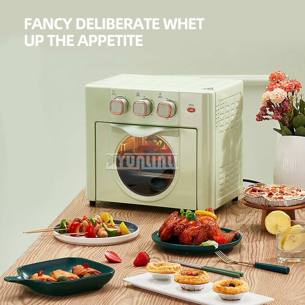 Fritadeiras de ar 18L domésticas de grande capacidade Forno de cozimento Fritadeira de ar Máquina multifuncional Fornos elétricos