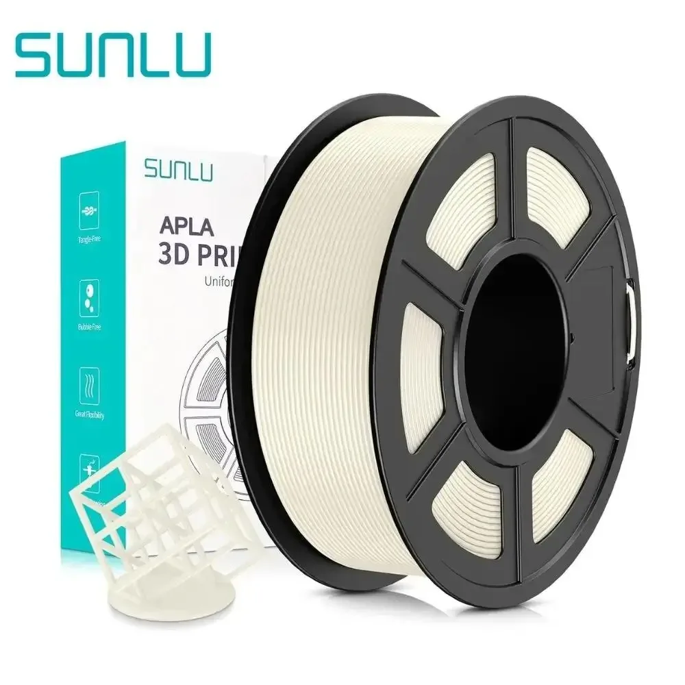 SUNLU AntiString PLA Filament 1.75mm APLA Tolerances ±0.02mm 1kg Spool Neatly Wound 3D Printing Filament for FDM 3D Printer