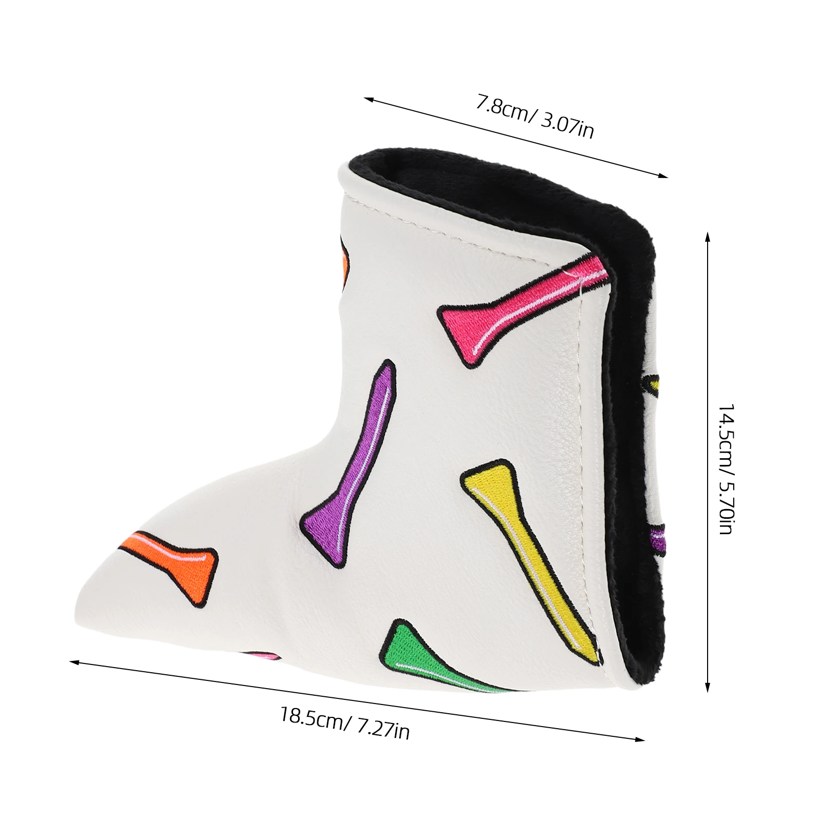 أغطية الرأس، بطانة ناعمة مطرزة فريدة من نوعها، غطاء نادي حماية مقاوم للماء، غطاء سائق خشبي أنيق مزخرف