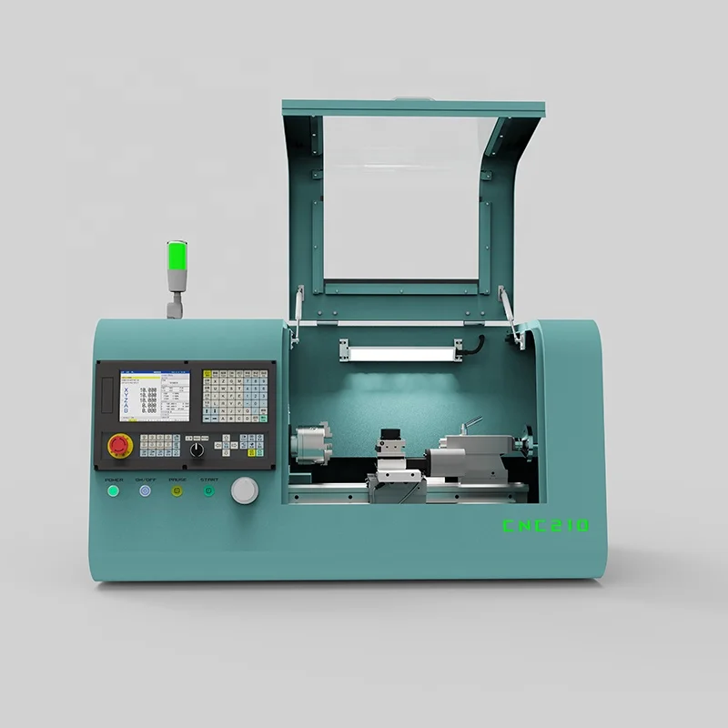 CNC210 precisiedraaibank 0,001 mm instellingseenheid voor productie van instrumentatiecomponenten
