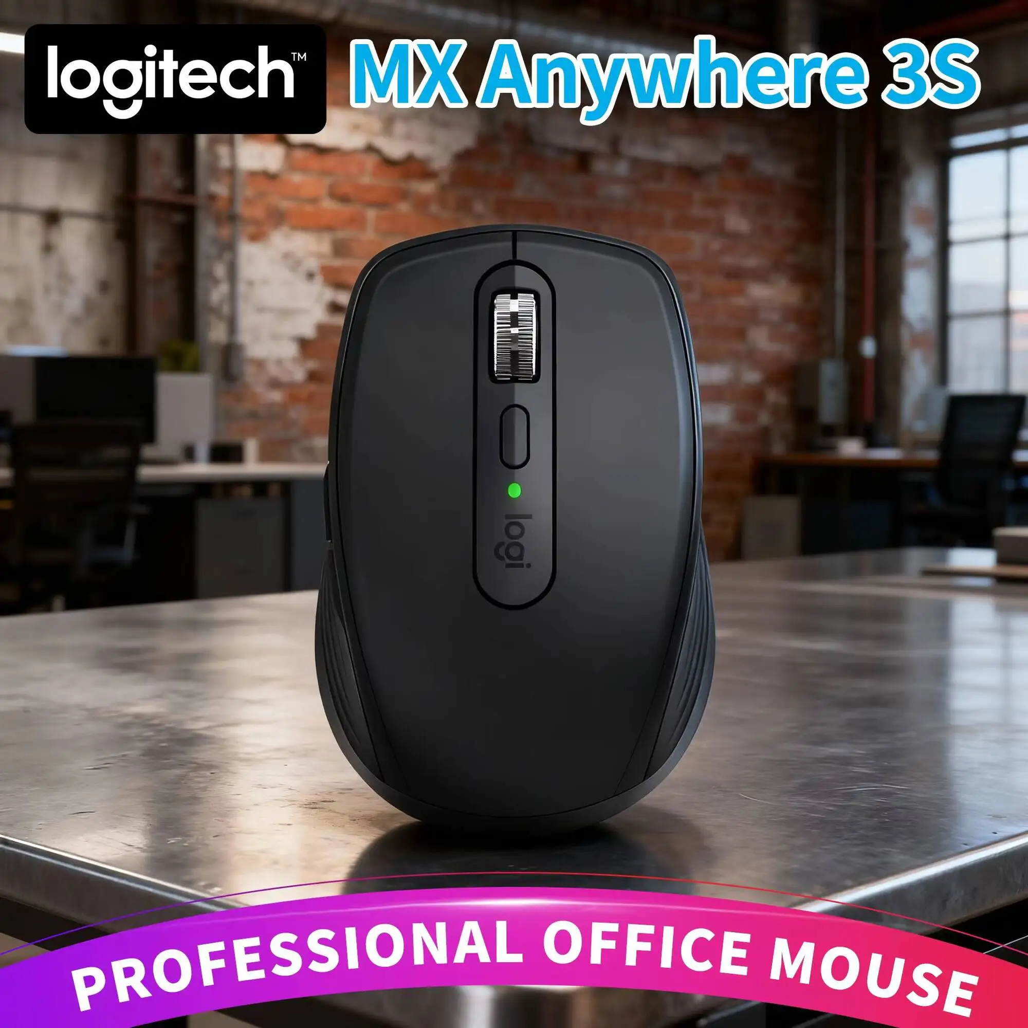 

Creator MX Anywhere 3S - 8000 DPI, Hyper-Scroll, USB-C Charging, Multi-OS for Stream Graphic Design Project Work