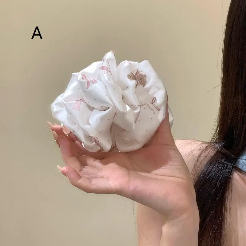 Elegant Large Bow Tie Hair Claw Clip Strong Hold Ponytail Fixed Clip Fashion Hair Accessory for Women Vacation Travel Wear