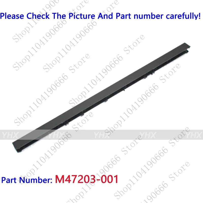 

Notebook computer components New LCD Hinge Strip Cover For HP Chromebook 14 G7 M47203-001 Black.
