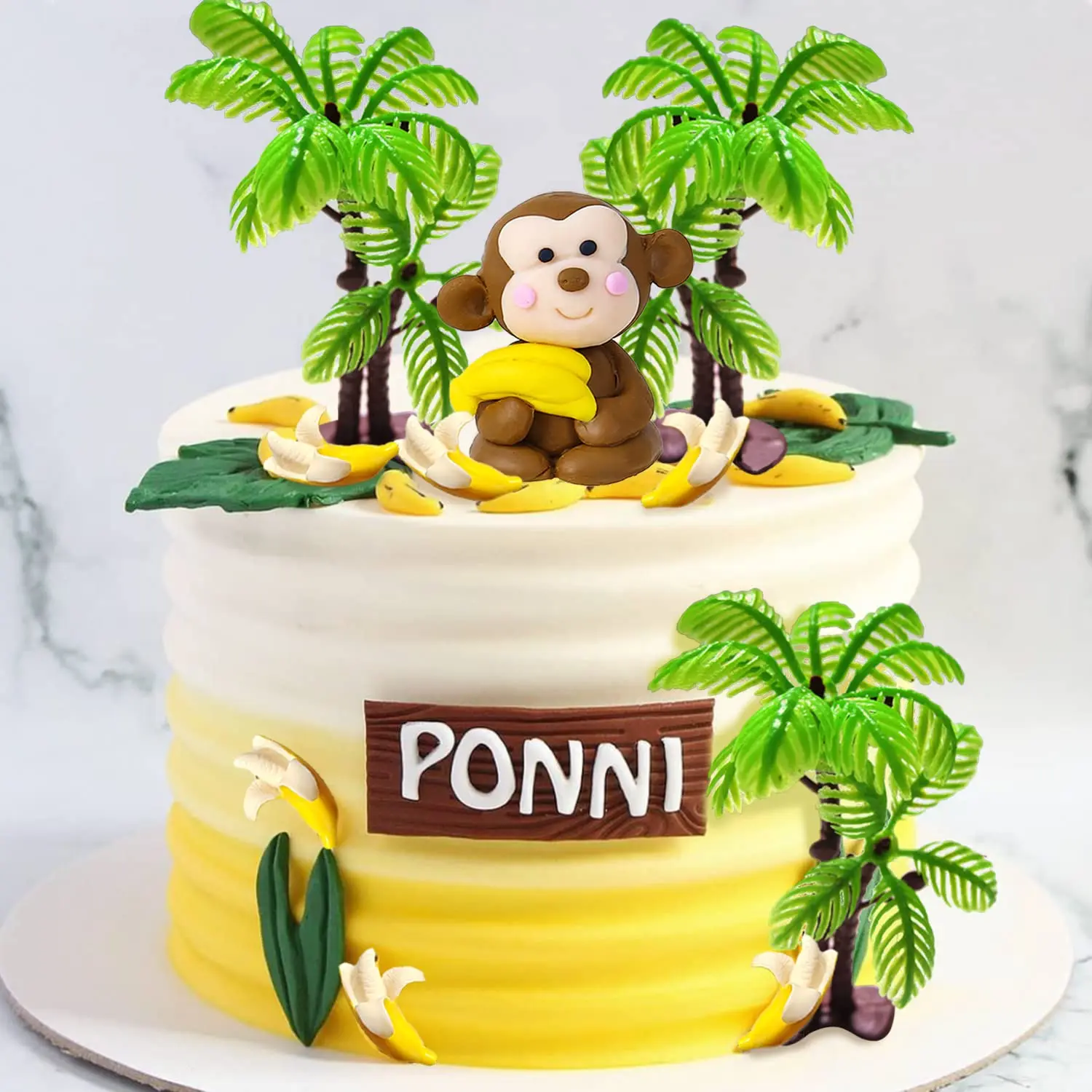 Jungle Animal Safari Monkey Birthday Party Baby Shower Decorations Paper Gift Bag Gandy Bag Monkey Themed Party Supplies