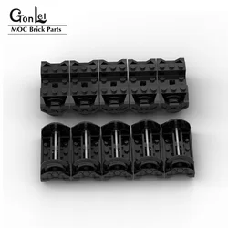 10 set/lotto 2878 supporto per ruote del treno con asse in metallo individuale per blocchi di costruzione ruote del treno RC 74784 2878 c02 x1687 Part Toys