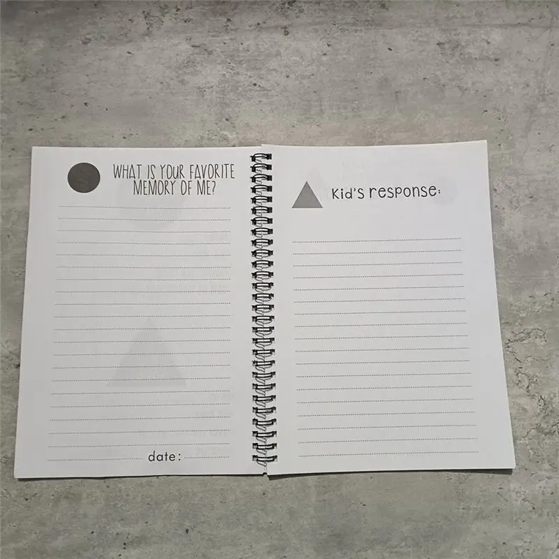 AEF7-مخطط تفاعلي للوالدين والطفل، دفتر تذكار فريد محمول لتحسين علاقة الوالدين والطفل #4