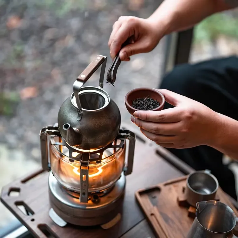 Glass Teapot with Stainless Steel Infuser Heat Resistant Borosilicate Tea Pot for Loose Leaf Herbal Green Black Tea Brewing