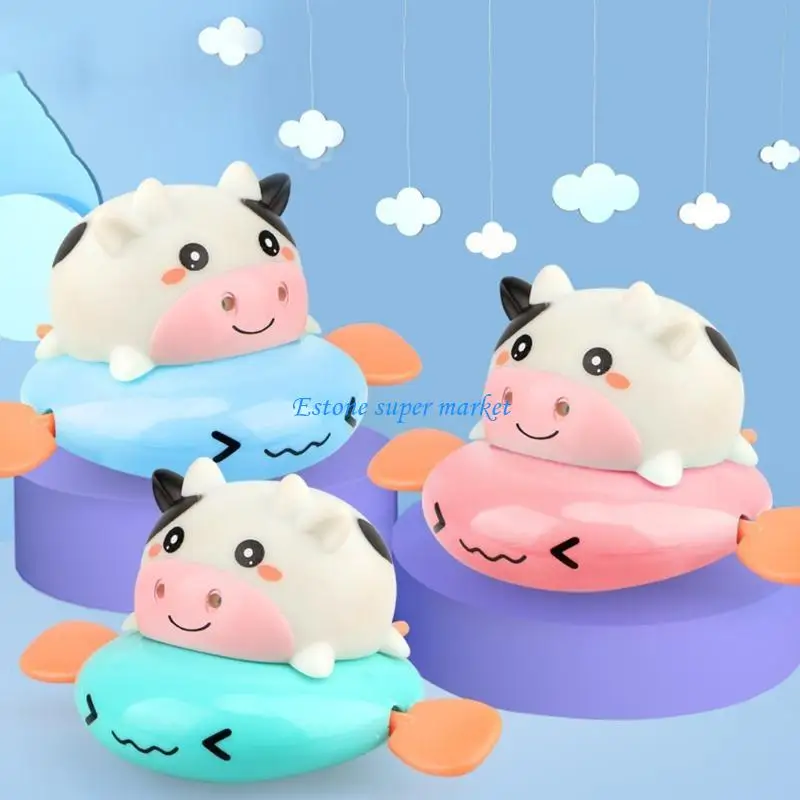 090B Interactive Outdoor Toy Playing Floating Cartoon Cows Baby for Play