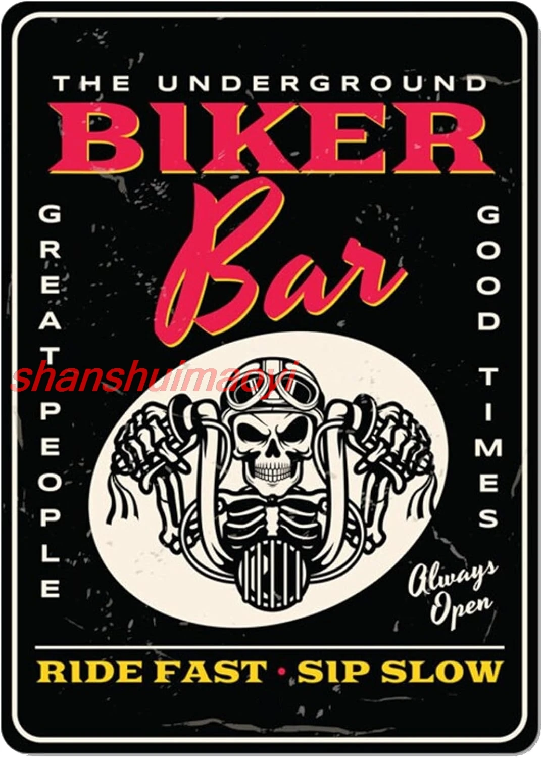 Biker Bar Sign, Motorcycle Decor, Man Cave Sign, Garage Decoration, Motorcycle Lover, Biker Gift, Biker Club Decor - Qualit yes