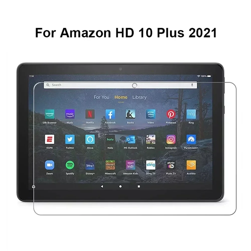 

Защитное закаленное стекло для планшета Fire HD 10 Plus 2021 2019 2017 HD10 10,1