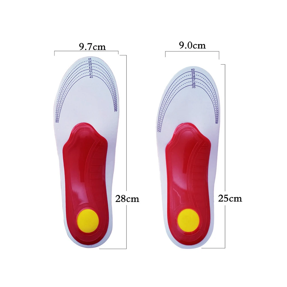 Foot Arch Correction Insole Adult Men Women High-elasticity Pad Soft Flat Support Shock EVA material Inside Outside Orthopedic