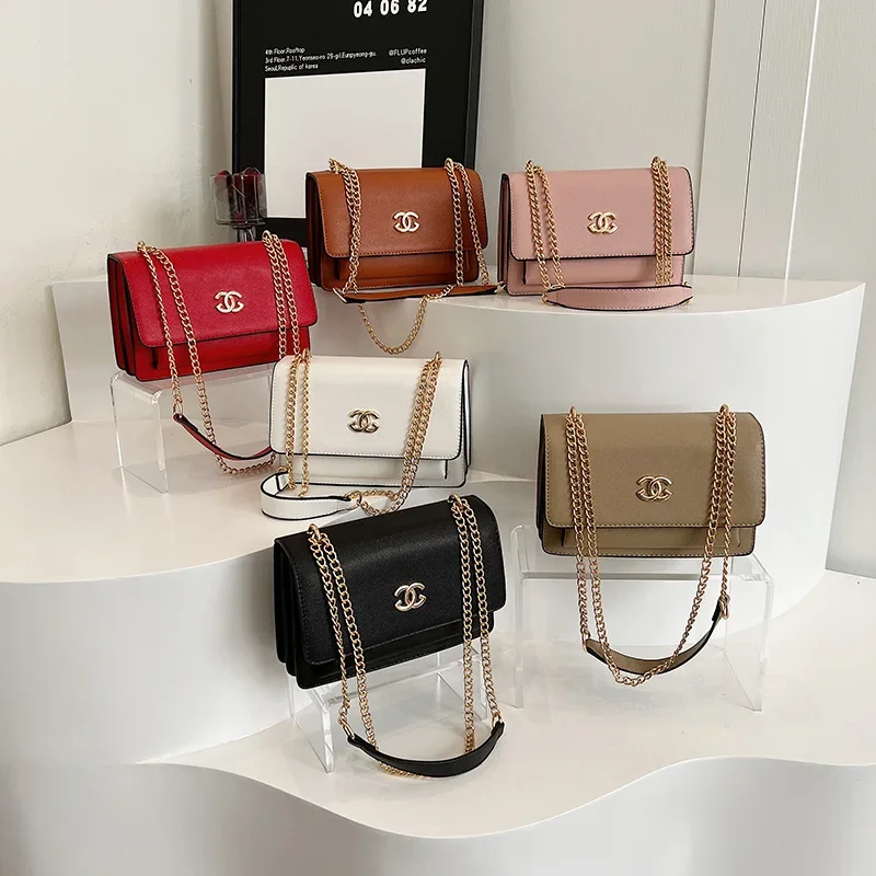 Luxury Women's Bag 2025 New Fashion Versatile Chain Shoulder Crossbody Small Square Bag Cambridge Bag