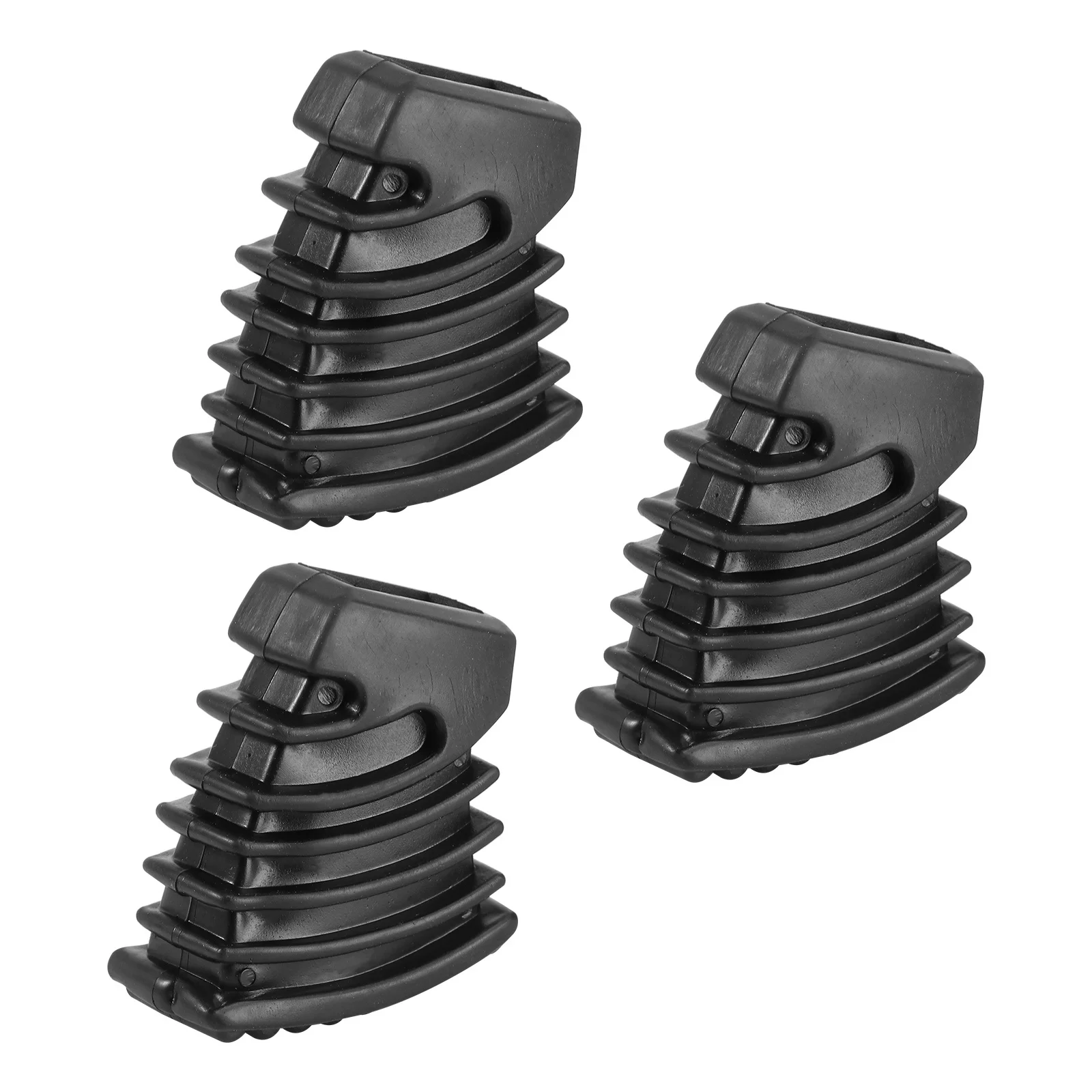 

3Pcs High Performance Drum Rubber Feet Secure Fit for Most Drum Racks Enhanced Stability Non Marking Base Black