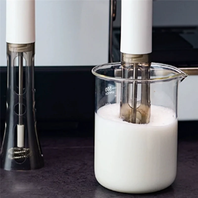 M14K-Automatic Milk Frother, Electric Coffee Latte Milk Mixer Multifunctional Molk Whisk