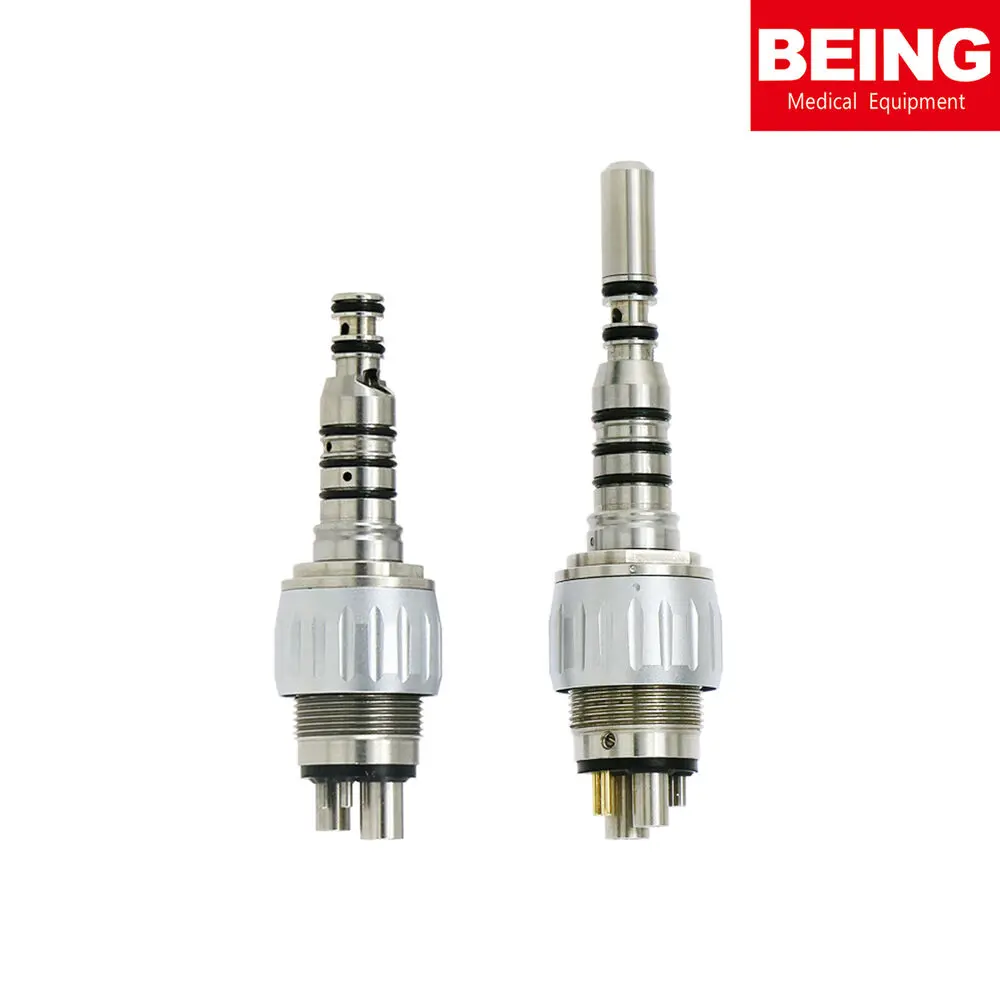 

BEING Dental MULTIflex Coupler LED 4/6 Holes Coupling Fit Kavo High Speed Handpiece Micromotor