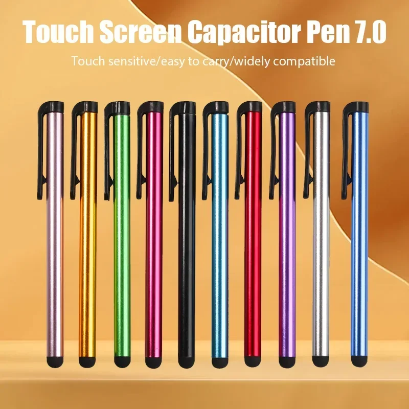 5Pcs Capacitance Universal Stylus Pen Mobile Phone Touch Screen Accessories Metal Capacitive Pen Tablet for Xiaomi Iphone