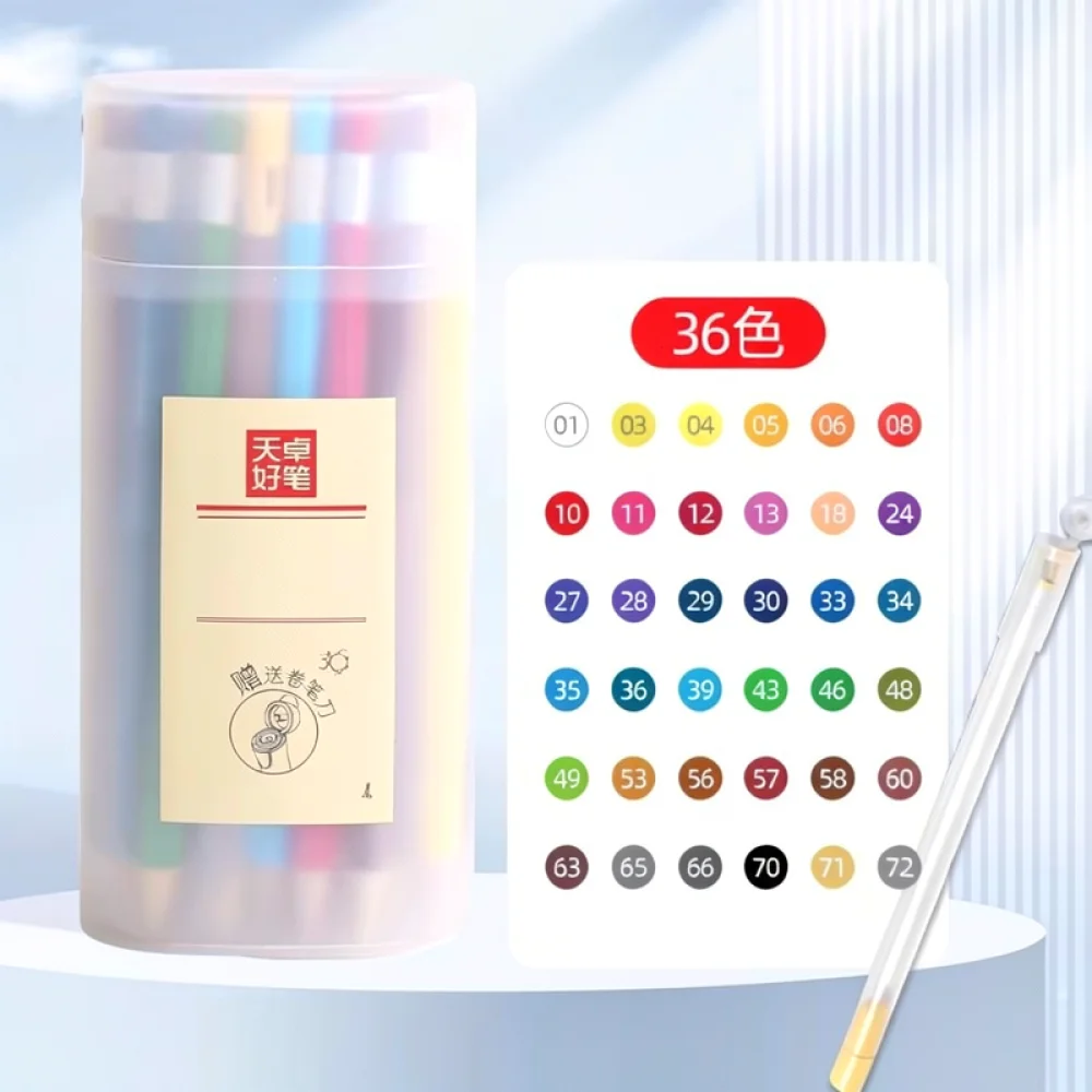 For Tianzhuo Retractable Colored Mechanical Pencils Oil Based Drawing Pens Non Sharpening Hexagonal Grip Sketching Stationery