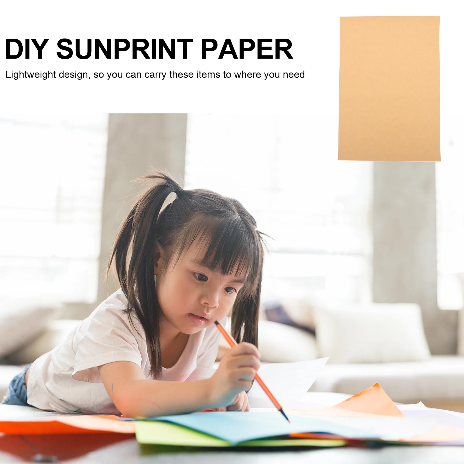 

100 pcs 4K Painting Kraft Cardboard Blank Drawing Paper Eco-Friendly Strong Smooth Surface For Kids Art Markers Crayons Square