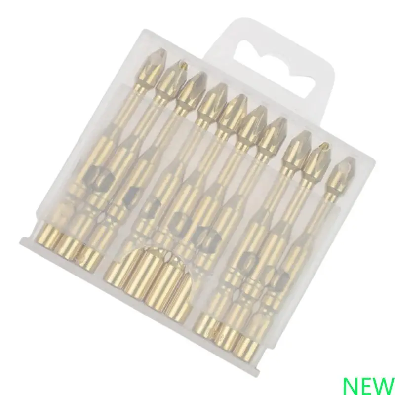 

10Pcs Crossing Head Screwdriver Bits 5mm/6mm Electric Screw Driver Drill Bit Crossing Screwdriver Bit