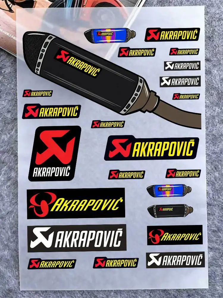 AliExpress akrapovic For AKRAPOVIC Reflective Motorcycle Stickers Waterproof Vinyl Decals For Motorbike Helmet Fuel Tank Bike