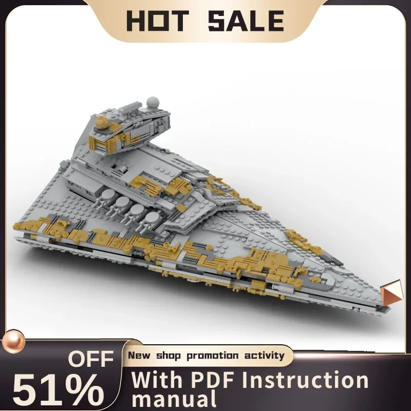 

New 1947Pcs Famous Star Battle Movie Moc-75394 Heavy Destroyer Diy Model Creative Ideas Child Toy Birthday Gift Building Blocks