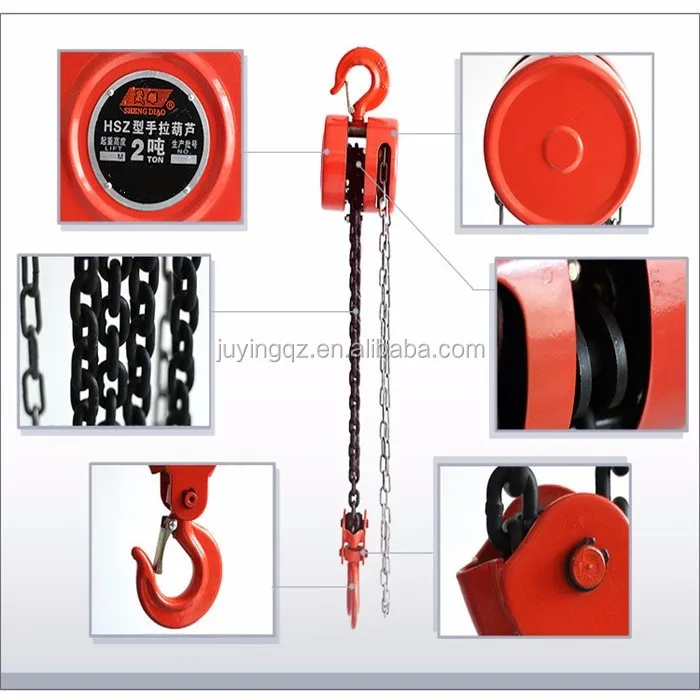 رافعة سلسلة رمز HS 8425190000 كتلة سلسلة HSZ