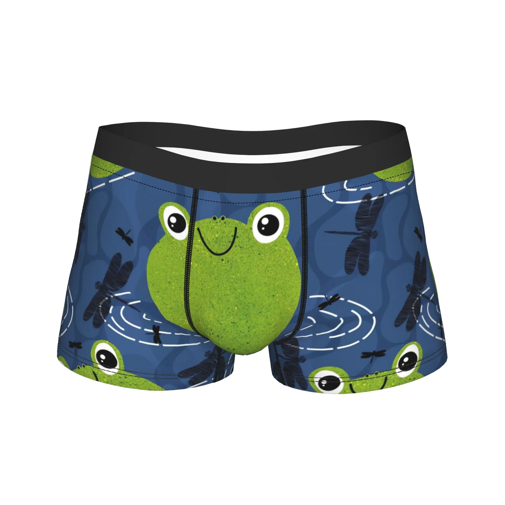 

Colored Frogs Underwear Man Underpants Design Sexy Soft Trunk High Quality Boxer Brief Large Size