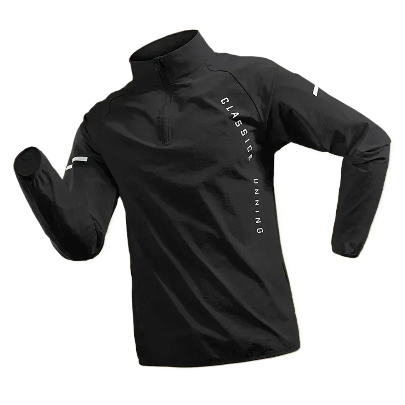 Men Running Jackets Gym Zipper Hooded Sport Jacke Jogging Training Fitness Sweatshirt Casual Running Sportswear