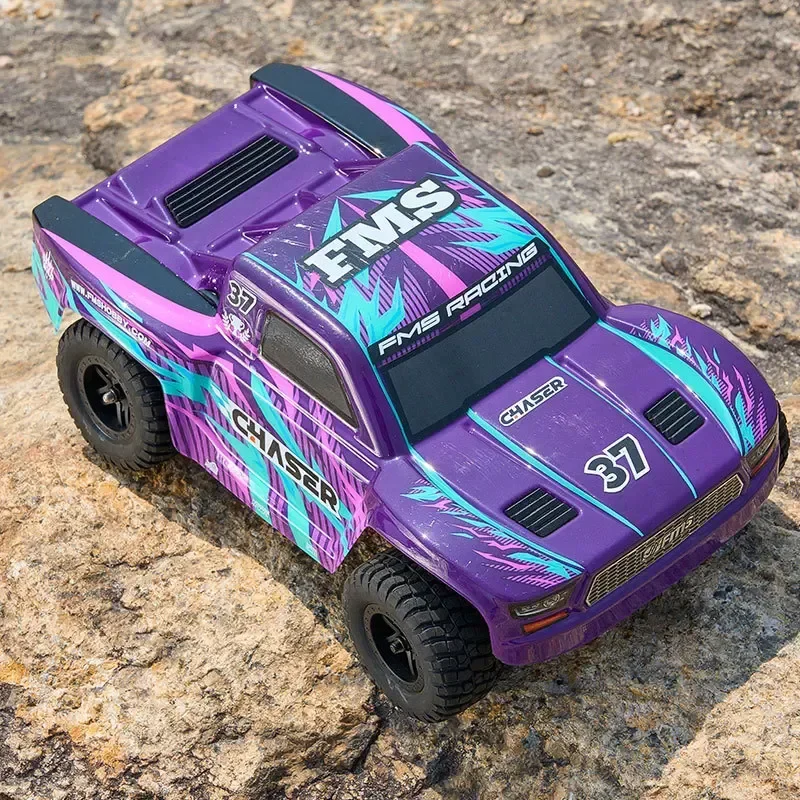 Fms 1/24 Fsc24 Chaser Remote Control Car 4Wd High Speed Off Road Short Course Truck Metal Twin Servos Rtr For Beginner