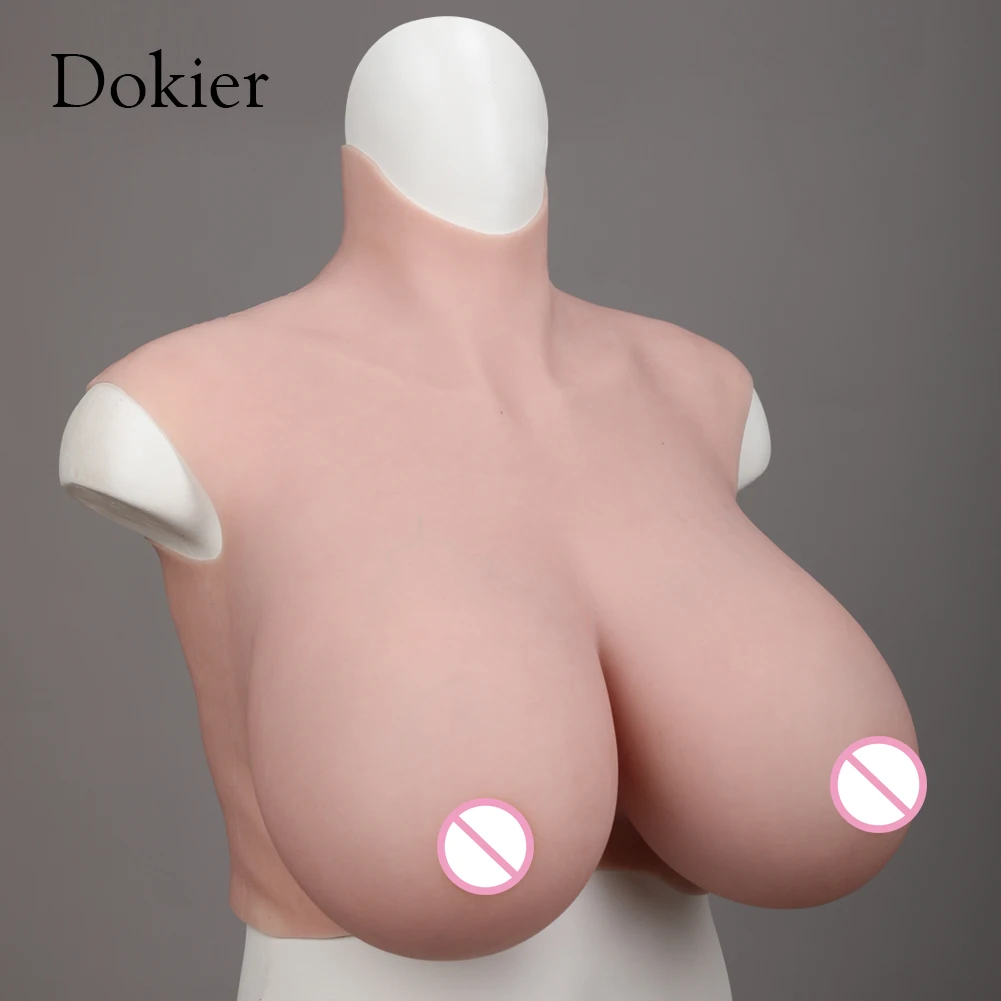 Dokier Realistic Silicone Fake Breast Forms Boobs for Crossdresser Shemale Transgenders Transvestite Mamario Drag Queen