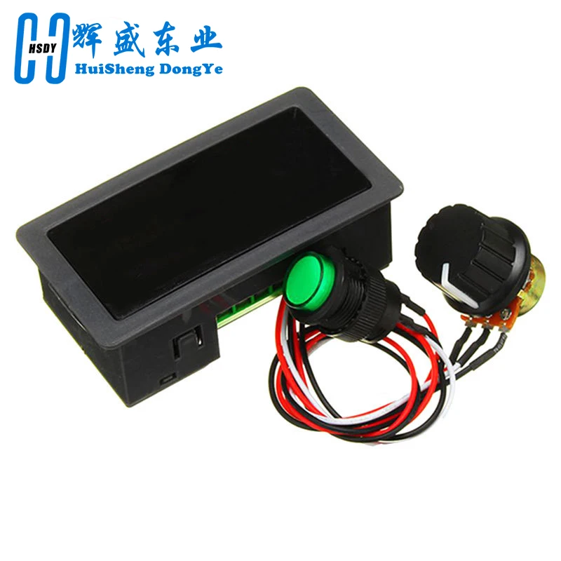 DC 6V 12V 24V 5A Adjustable PWM DC Motor Speed Controller CCM5D LED Digital Display Stepless Speed Control Switch Governor