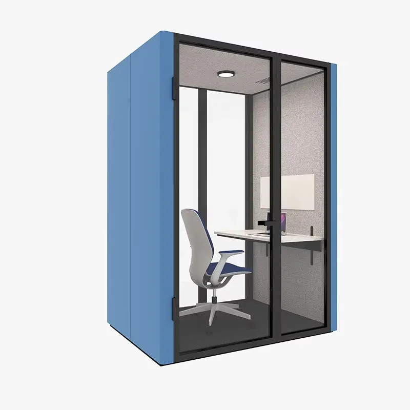 Custom Made Modern Aluminum Private Office Work Pods Phone Booths Silent Portable AcousticOffice Pod Recording Booth