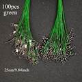 Green-100pcs-25cm