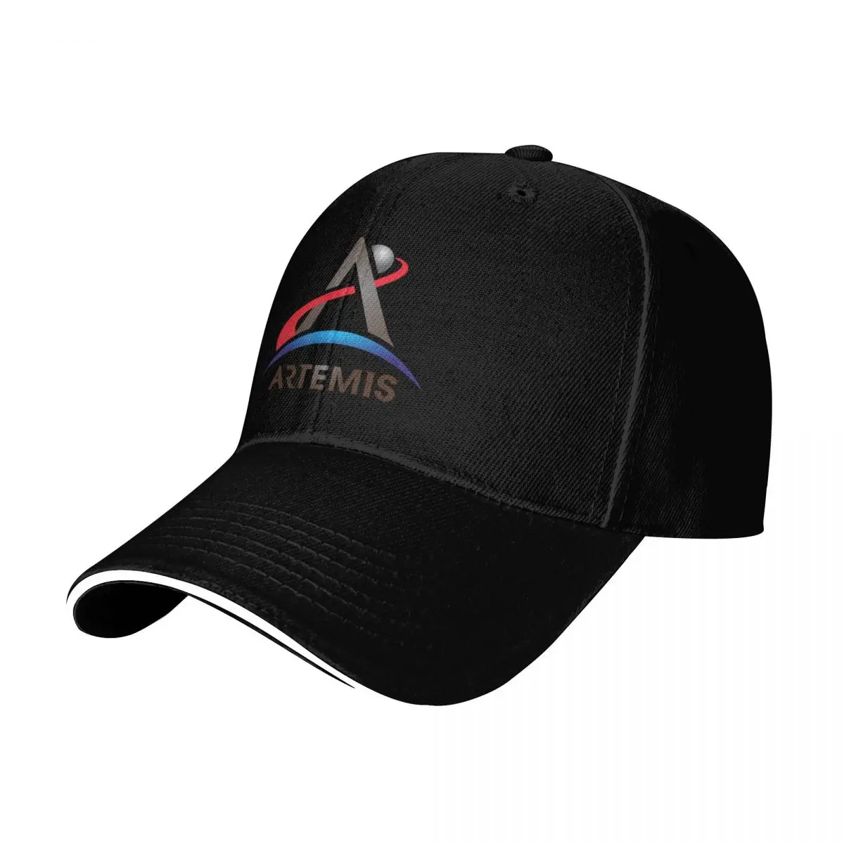 Artemis program logo Baseball Cap Six Panel Structured Crown Sun Protection UPF 50+ Breathable Mesh Back