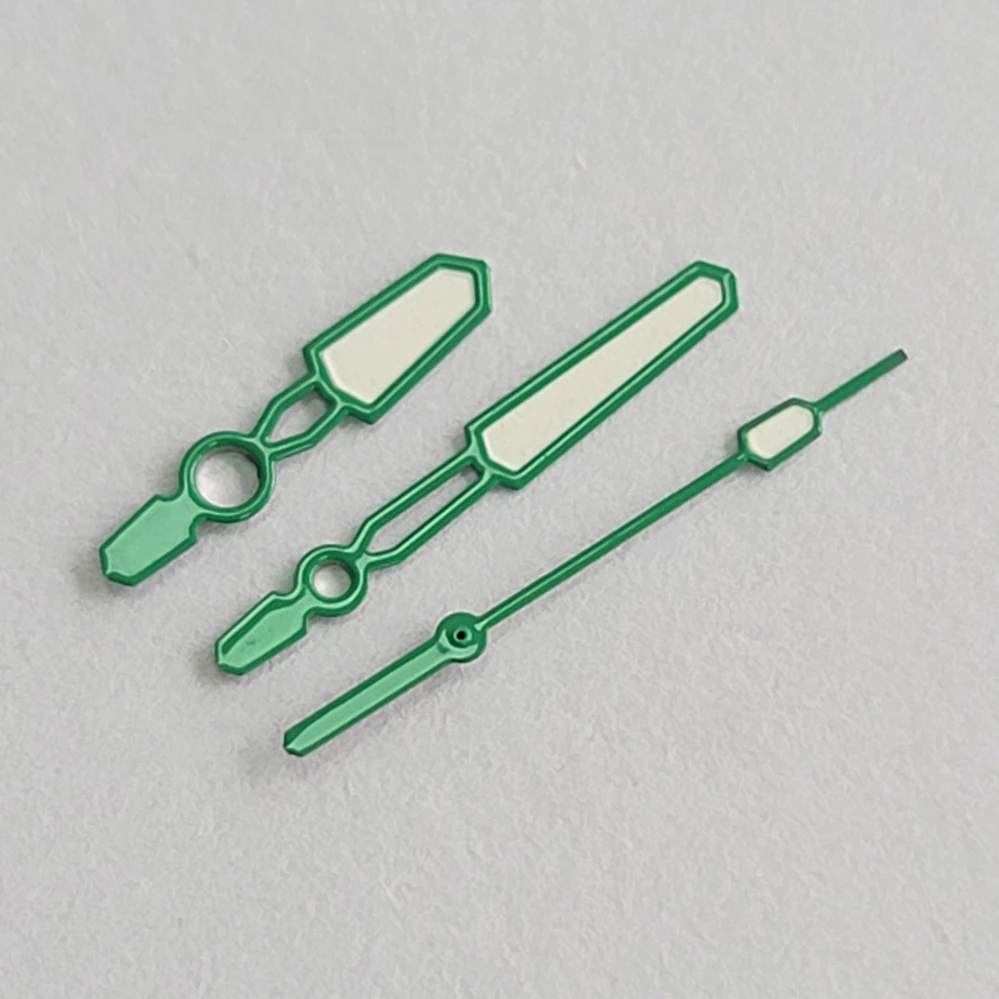 New Modified Watch Accessories Watch hands Candy-colored Green Luminous Pointer Needle for Japanese NH35/NH36/4R Movement