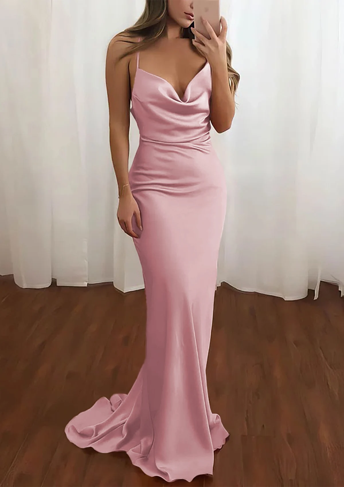 Vestido sereia sem costas feminino com renda, sexy vestido de baile de cetim, festa formal na praia, simples, elegante