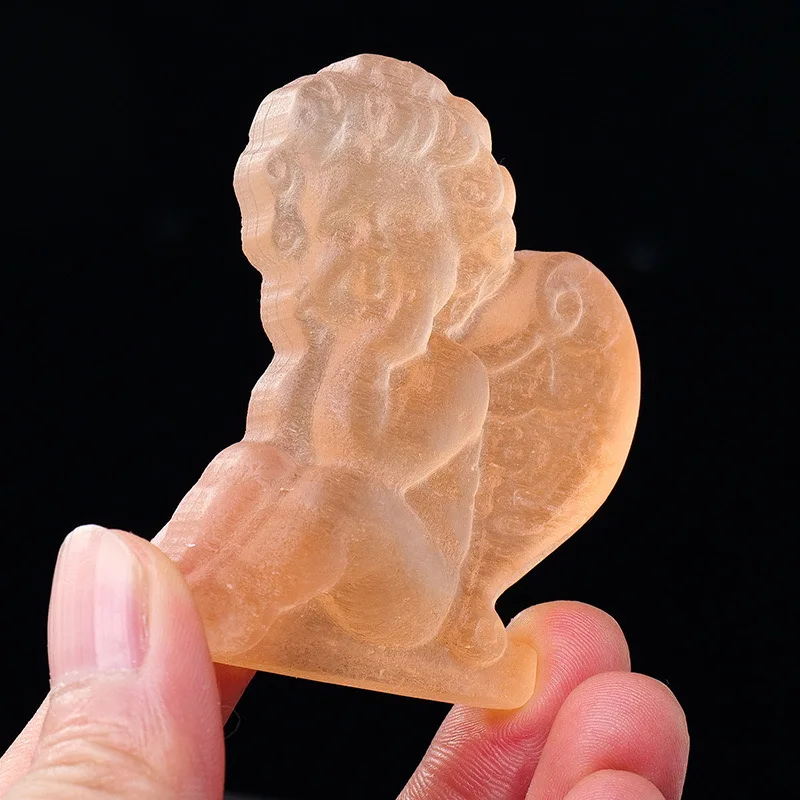 

Natural Crystal Selenite StoneLoveliness Angel Mineral Specimen Crystal Crafts Lucky Items Feng Shui Collection Home Decor Gift