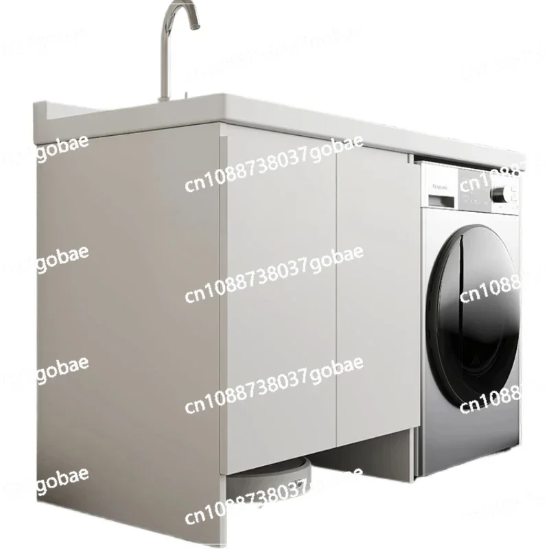 ZK honeycomb aluminum balcony washing machine significant other cabinet combination integrated drum laundry sink