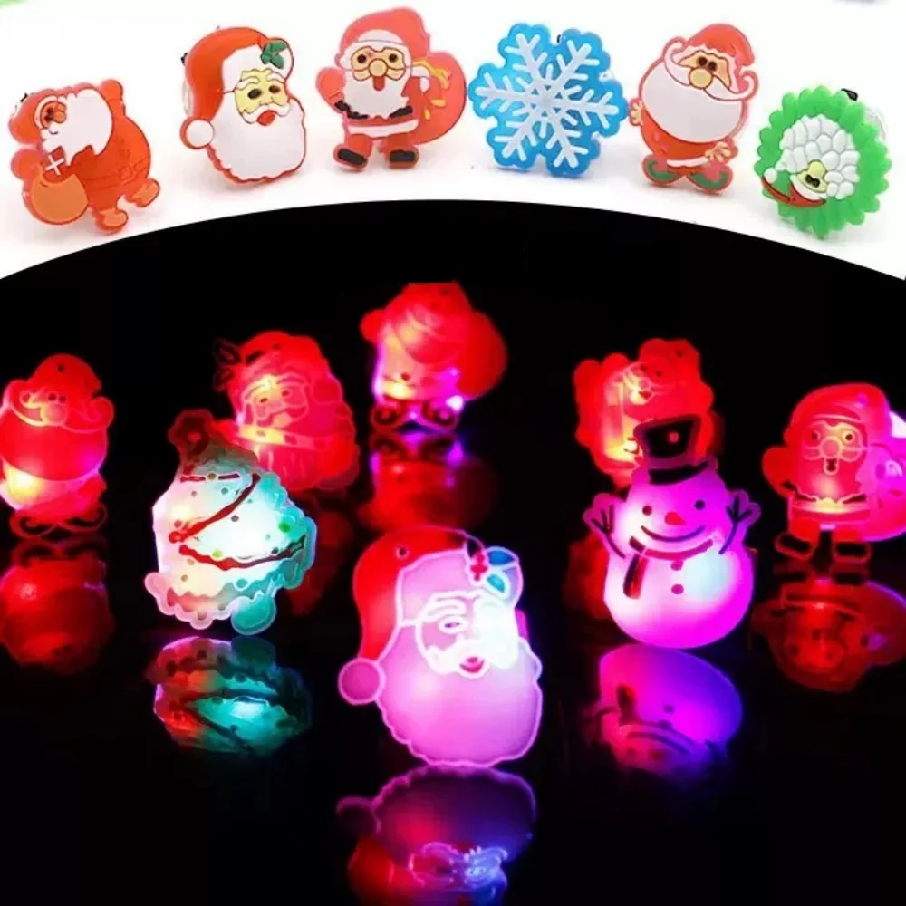 50 حلقة أطفال للهالوين، حلقات فلاش LED، حلقات مضيئة، ألعاب مضيئة، عناصر حفلات كرنفال الهالوين، ألعاب مضيئة، su