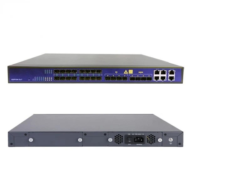 SFP support L3 Router or Switch 4 Pon Port Epon Olt 20KM Transmission 4 Pon Port Epon Olt