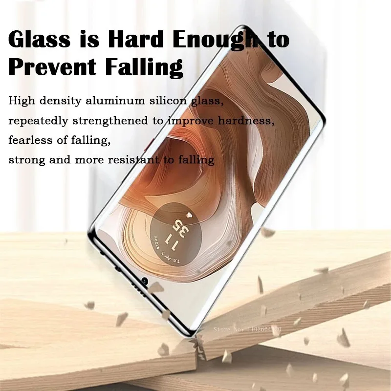 3D Curved Tempered Glass For Motorola Edge 50 40 30 Ultra Fusion Full Glue Screen Protector For Moto S50 Neo G85 X30 S30 Pro